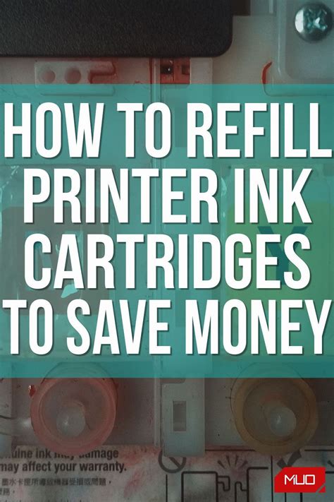 How to Refill Printer Ink Cartridges and Save Money on Printing.